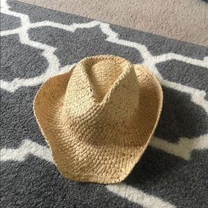 Straw cowboy hat
